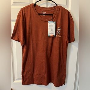 Cotopaxi Llama Lover T Shirt spice red womens Extra Large NWT